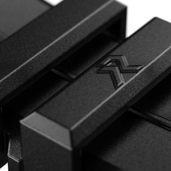 RZE HexaFlex Rubber Watch Strap - Charcoal Black - Image 3
