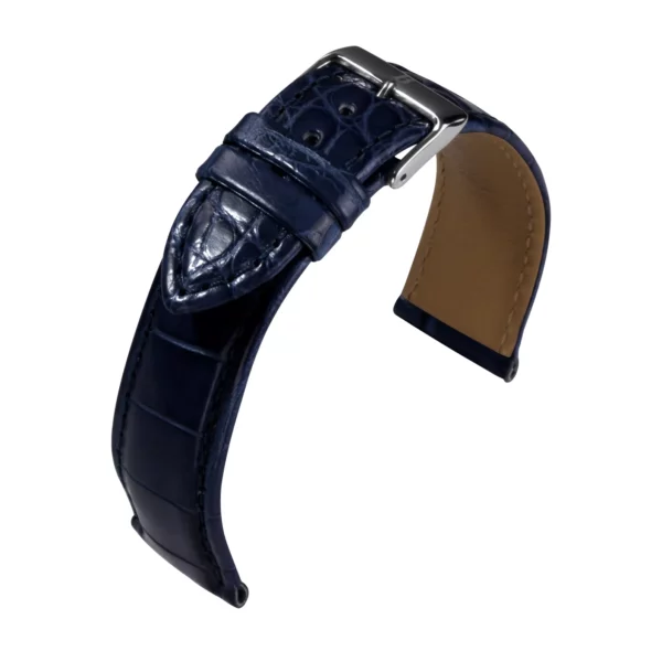 Barington Louisiana Croco Watch Strap (644) - Blue