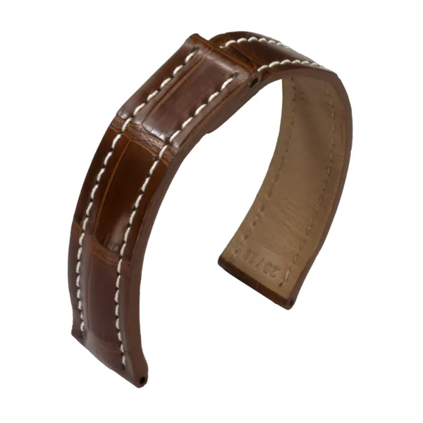 Barington Louisiana for Deployment Clasp Watch Strap (244) - Brown