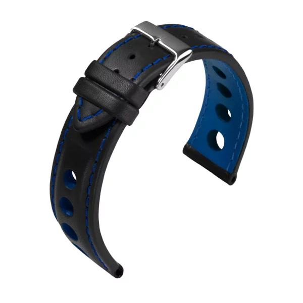 Barington Racing Watch Strap (652) - Black/Blue