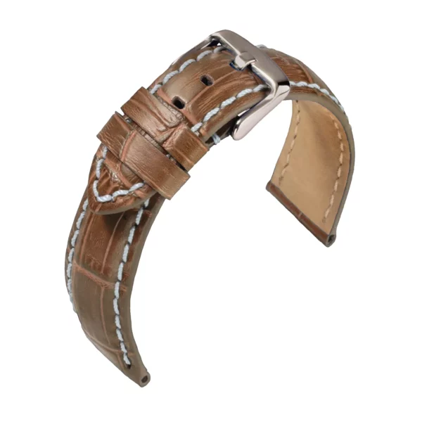 Eulit Guinea Chrono Watch Strap (6013) - Golden Brown