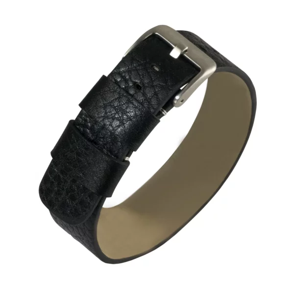 Eulit Military Leather Watch Strap (265) - Black