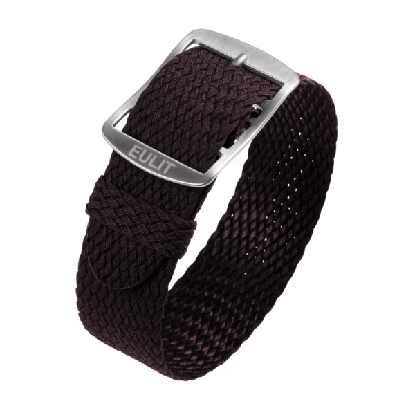 Eulit Perlon Baltic Watch Strap (302) - Dark Brown