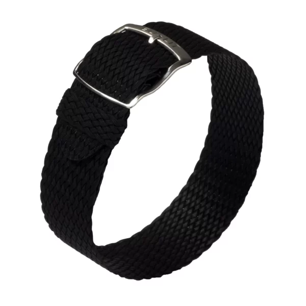 Eulit Perlon Panama Watch Strap (303) - Black