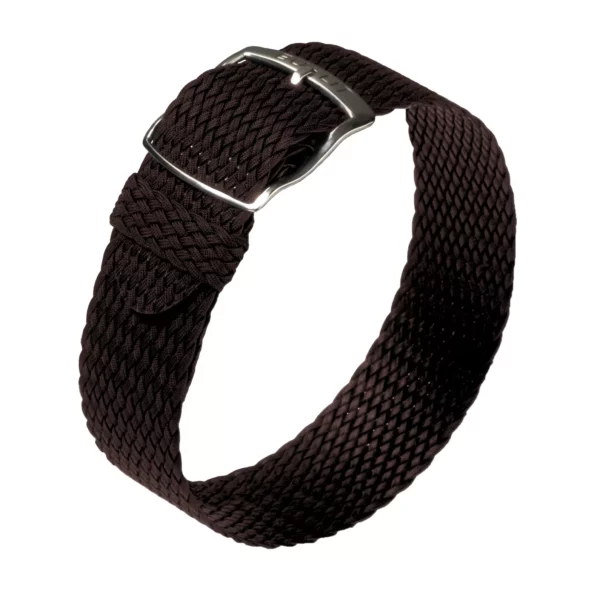 Eulit Perlon Panama Watch Strap (303) - Dark Brown