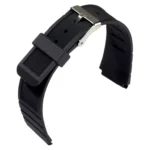 Eulit Silicone Watch Strap (138) - Black