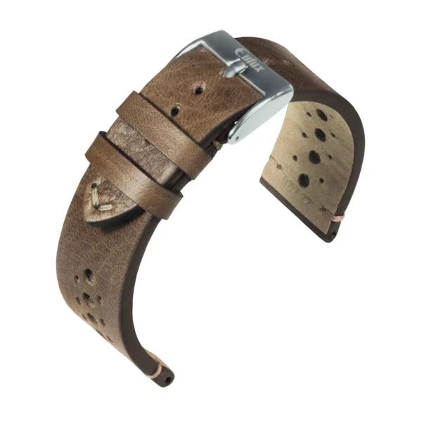 Eulux Cavallo Watch Strap (483) - Tobacco Brown
