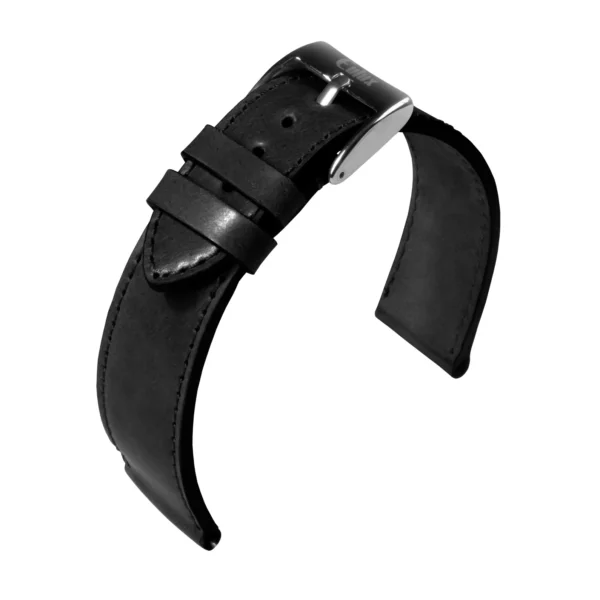 Eulux Shell Cordovan Watch Strap (484) - Black