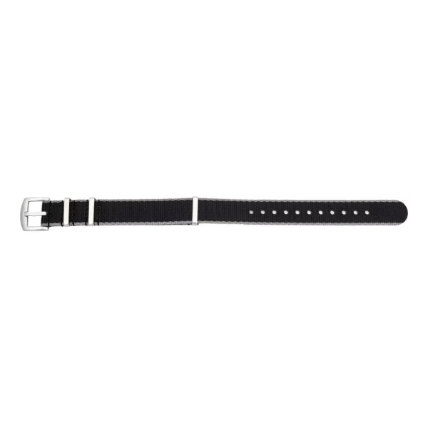 Pebro Nylon Watch Strap (709) - Black/Grey