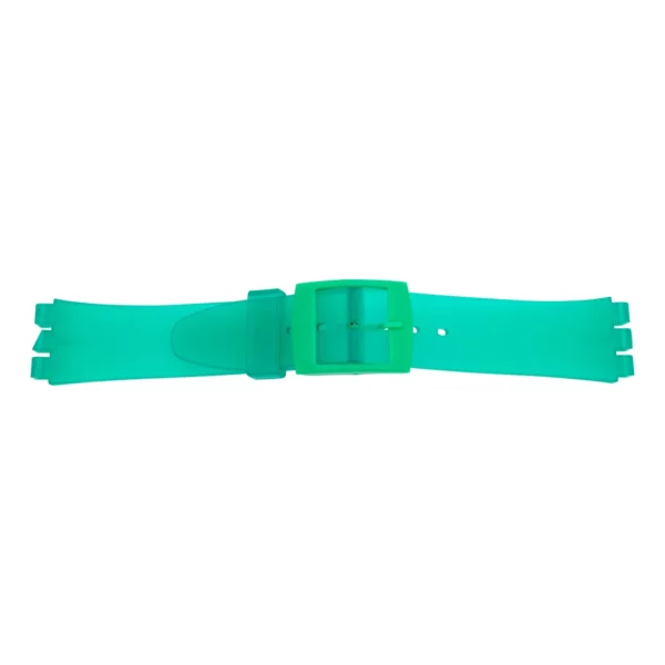Pebro Plastic Watch Strap - PVC (722) - Green Transparent