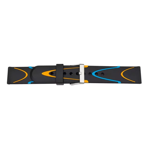 Pebro Plastic Watch Strap - PVC (803) - Black
