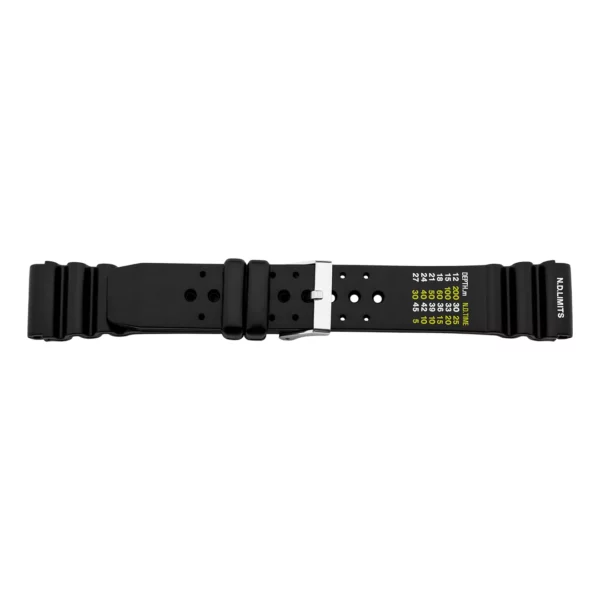 Pebro Plastic Watch Strap - PVC (836) - Black