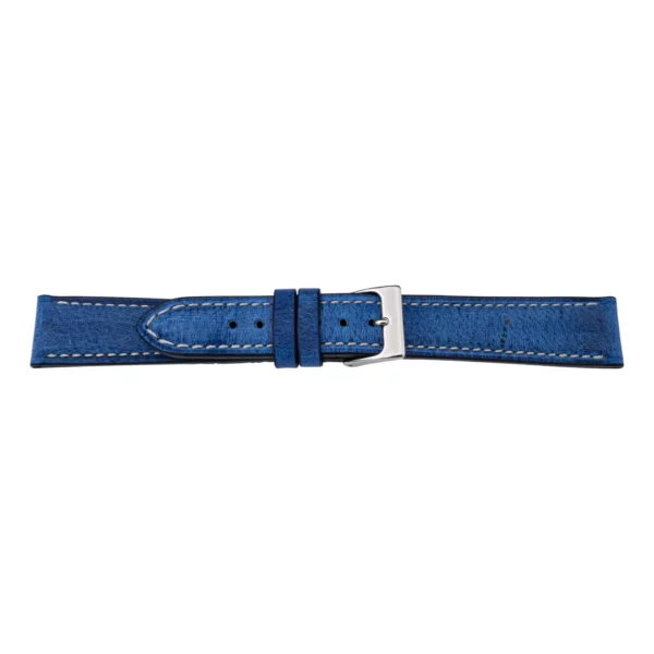 Pebro Premium Leather Watch - Antelope Leather (1011) - Blue