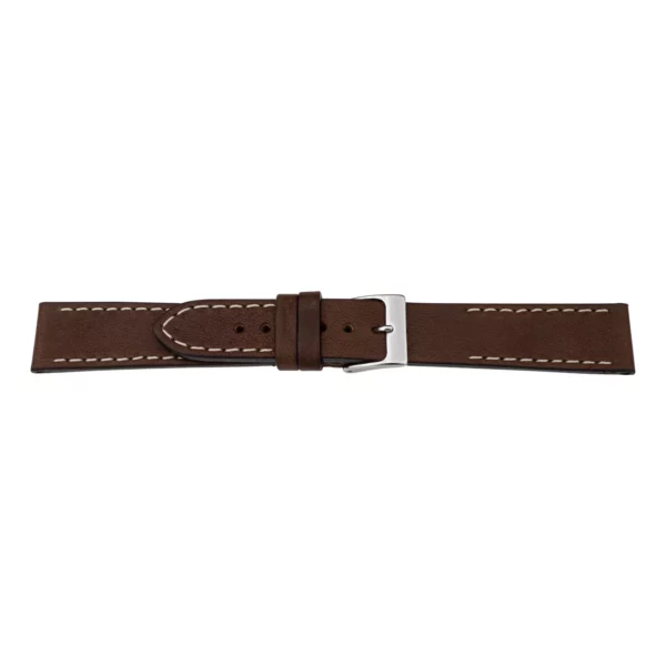 Pebro Premium Leather Watch Strap (1015) - Dark Brown