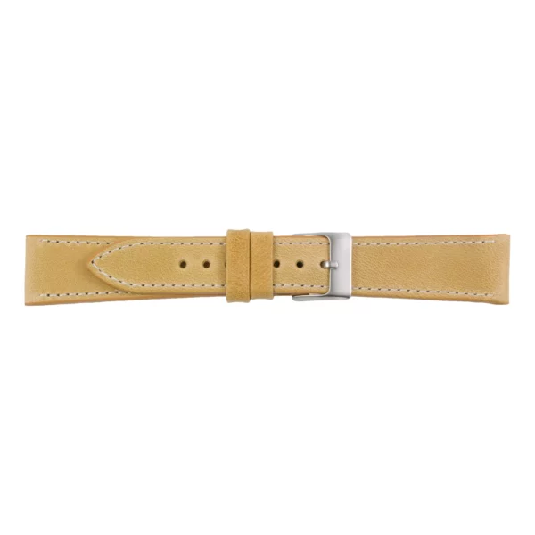 Pebro Premium Leather Watch Strap (130) - Mustard