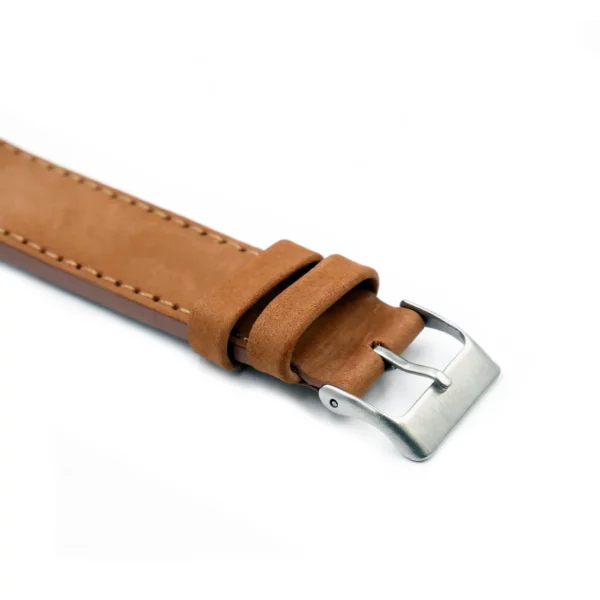 Pebro Premium Leather Watch Strap (190) - Terracotta - Image 2