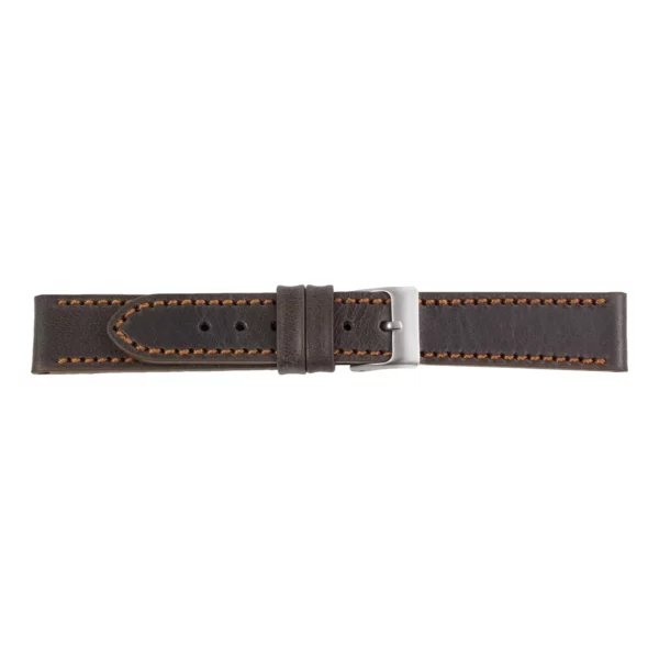 Pebro Premium Leather Watch Strap (200) - Dark Brown
