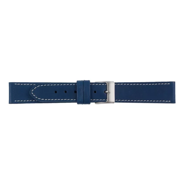 Pebro Premium Leather Watch Strap (304) - Blue