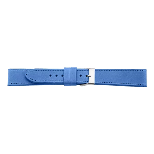 Pebro Premium Leather Watch Strap (527) - XL - Blue