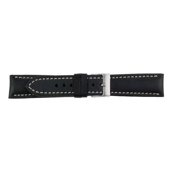 Pebro Premium Leather Watch Strap (540) - Black