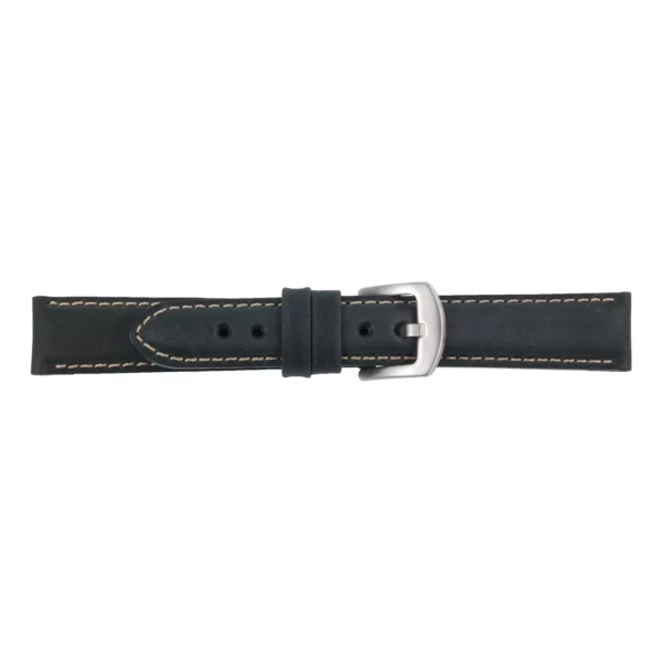 Pebro Premium Leather Watch Strap (563) - Dark Blue