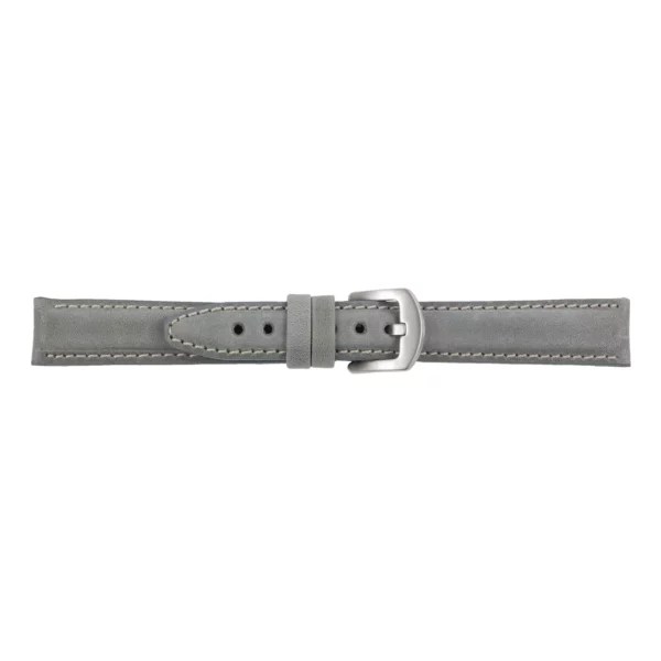 Pebro Premium Leather Watch Strap (577) - XL - Grey