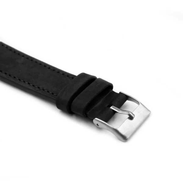 Pebro Premium Leather Watch Strap (578) - Black - Image 2
