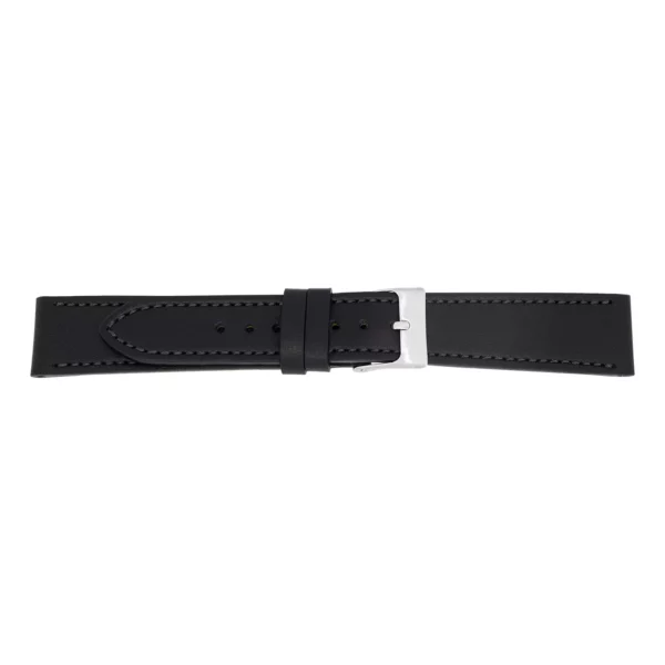 Pebro Premium Leather Watch Strap (640) - Black
