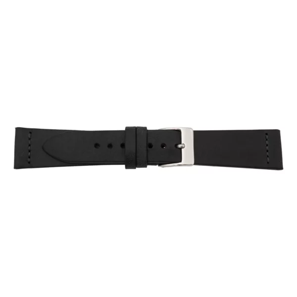 Pebro Premium Leather Watch Strap (657) - Black