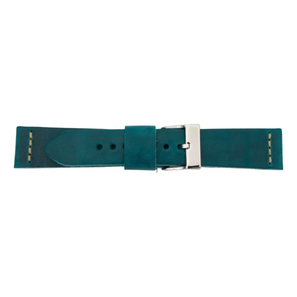 Pebro Premium Leather Watch Strap (666) - Petrol