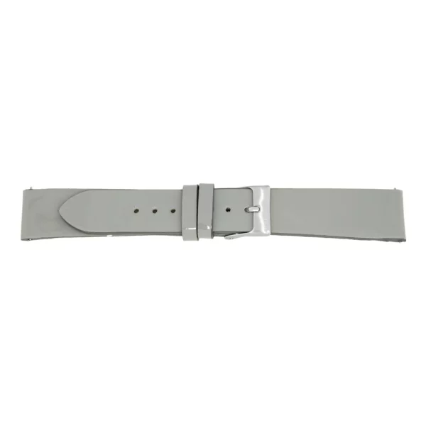 Pebro Premium Leather Watch Strap - Glossy (617) - Grey