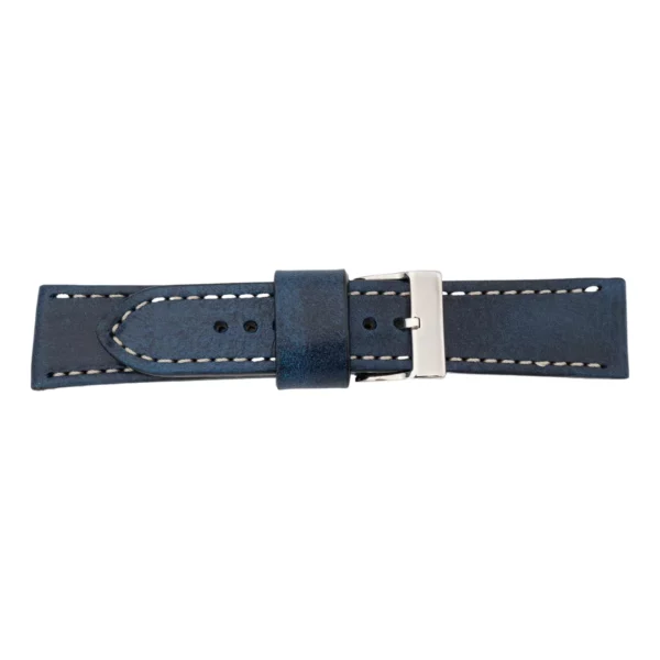 Pebro Premium Leather Watch Strap - Refined By Hand (652) - Blue