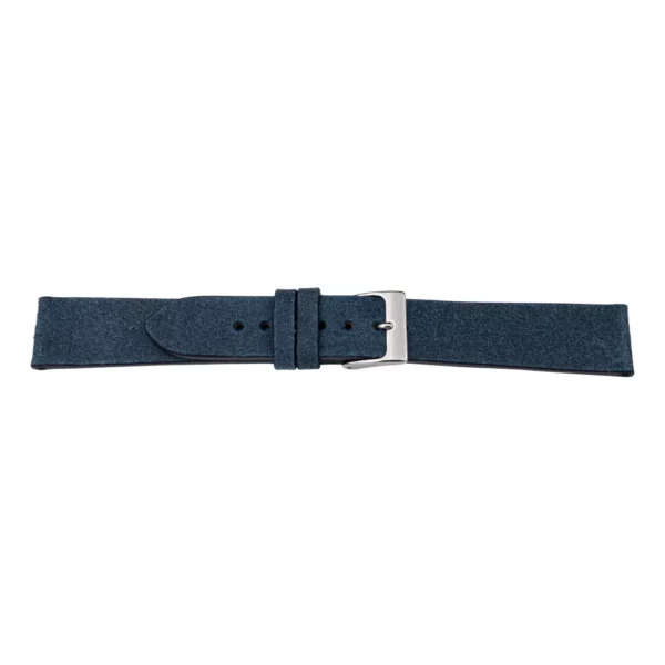 Pebro Premium Leather Watch Strap - Suede (1005) - Blue