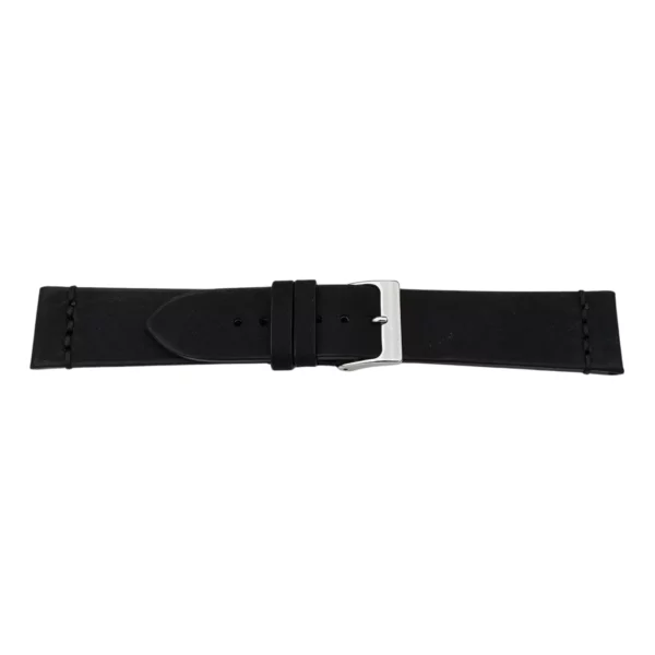 Pebro Premium Leather Watch Strap - Vintage (1037) - Black