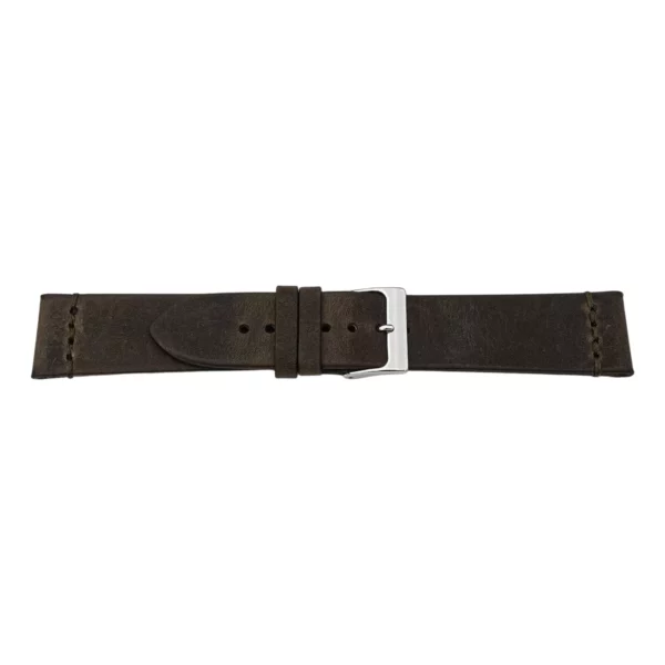 Pebro Premium Leather Watch Strap - Vintage (1041) - Dark Brown