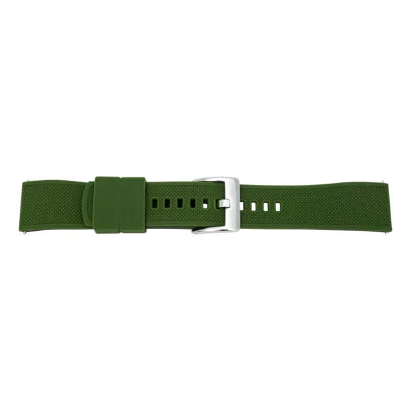 Pebro Silicone Watch Strap (870) - Green/Black
