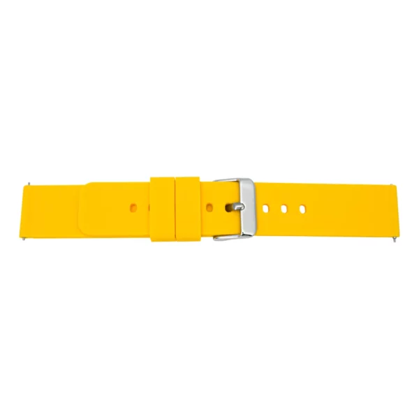 Pebro Silicone Watch Strap (898) - Yellow