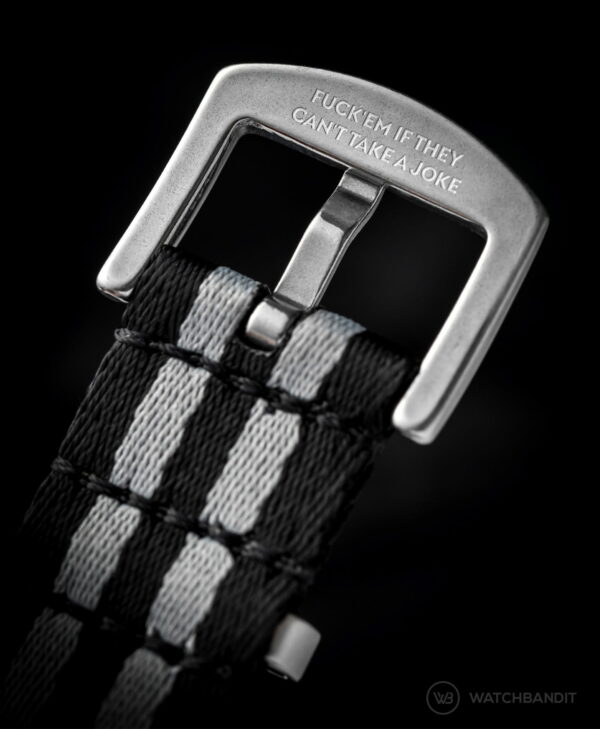 Wristporn Premium Nylon Strap Trilogy - Black/Grey - Image 4