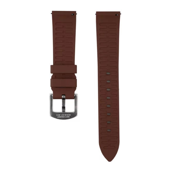 WB Original Classic Style Rubber Watch Strap - Brown - Image 4
