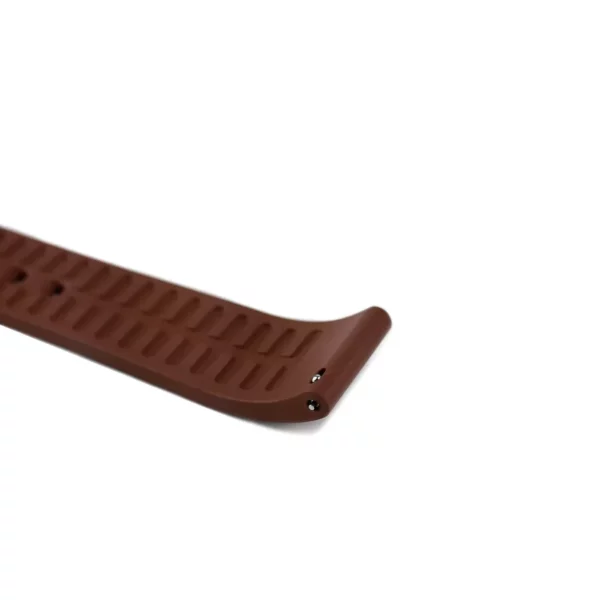 WB Original Classic Style Rubber Watch Strap - Brown - Image 3