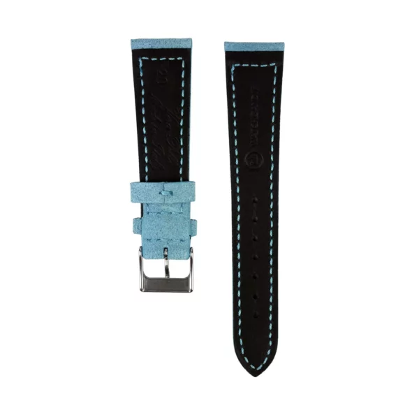 WB Original Classic Suede Watch Strap - Light Blue - Image 3