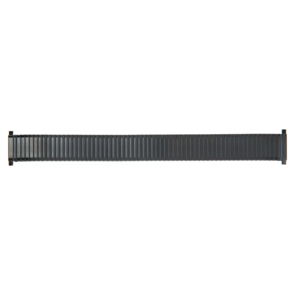 Eulit Flex Stainless Steel Watch Band - Telescope Ends - Black