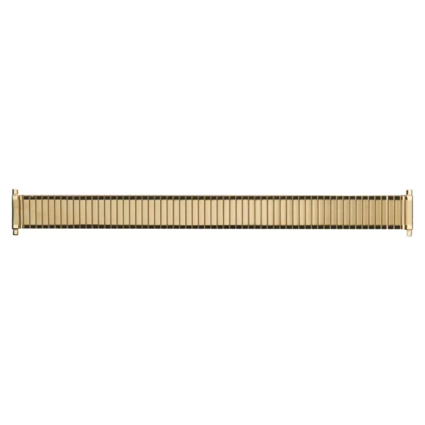 Eulit Flex Stainless Steel Watch Band - Telescope Ends - Gold