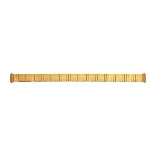 Eulit Flex Stainless Steel Watch Band - Telescope Ends - Gold