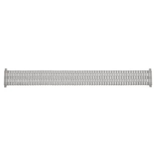 Eulit Flex Stainless Steel Watch Band - Telescope Ends - Silver