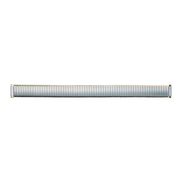 Eulit Flex Stainless Steel Watch Band - Telescope Ends - Silver/Gold