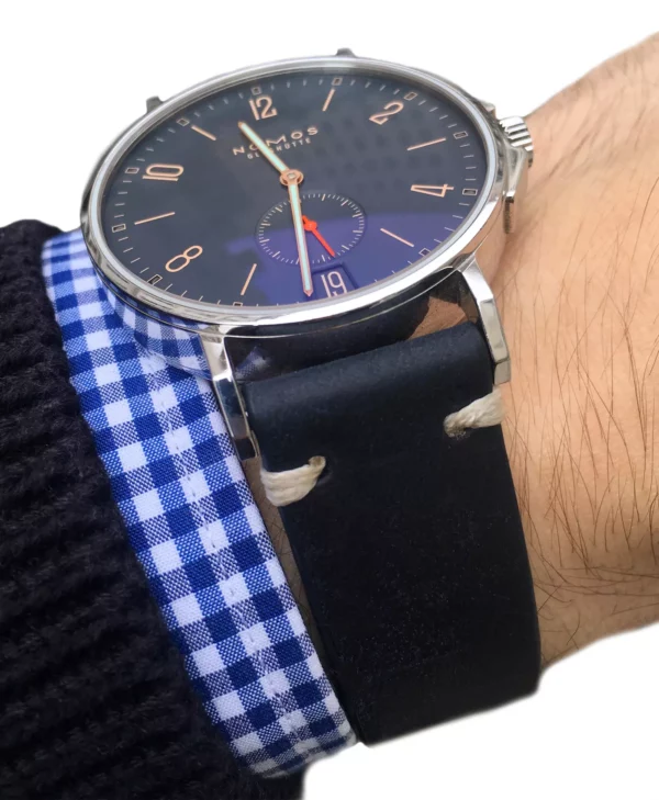 WB Original Vintage Watch Strap - Midnight Blue - Image 4