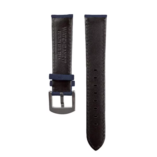 WB Original Premium Sailcloth Watch Strap - Dark Blue - Image 4