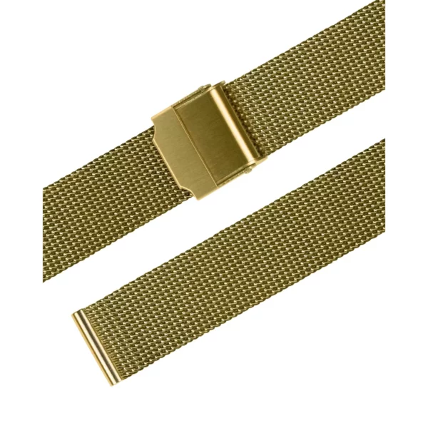 Stalux Milanaise Fine Mesh Watch Band - Gold - Image 2