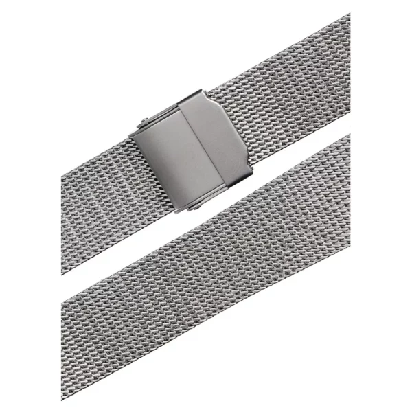 Stalux Milanaise Fine Mesh Watch Band - Silver - Image 2